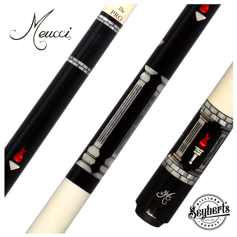 Meucci Pearl Torch Pool Cue with Pro Shaft