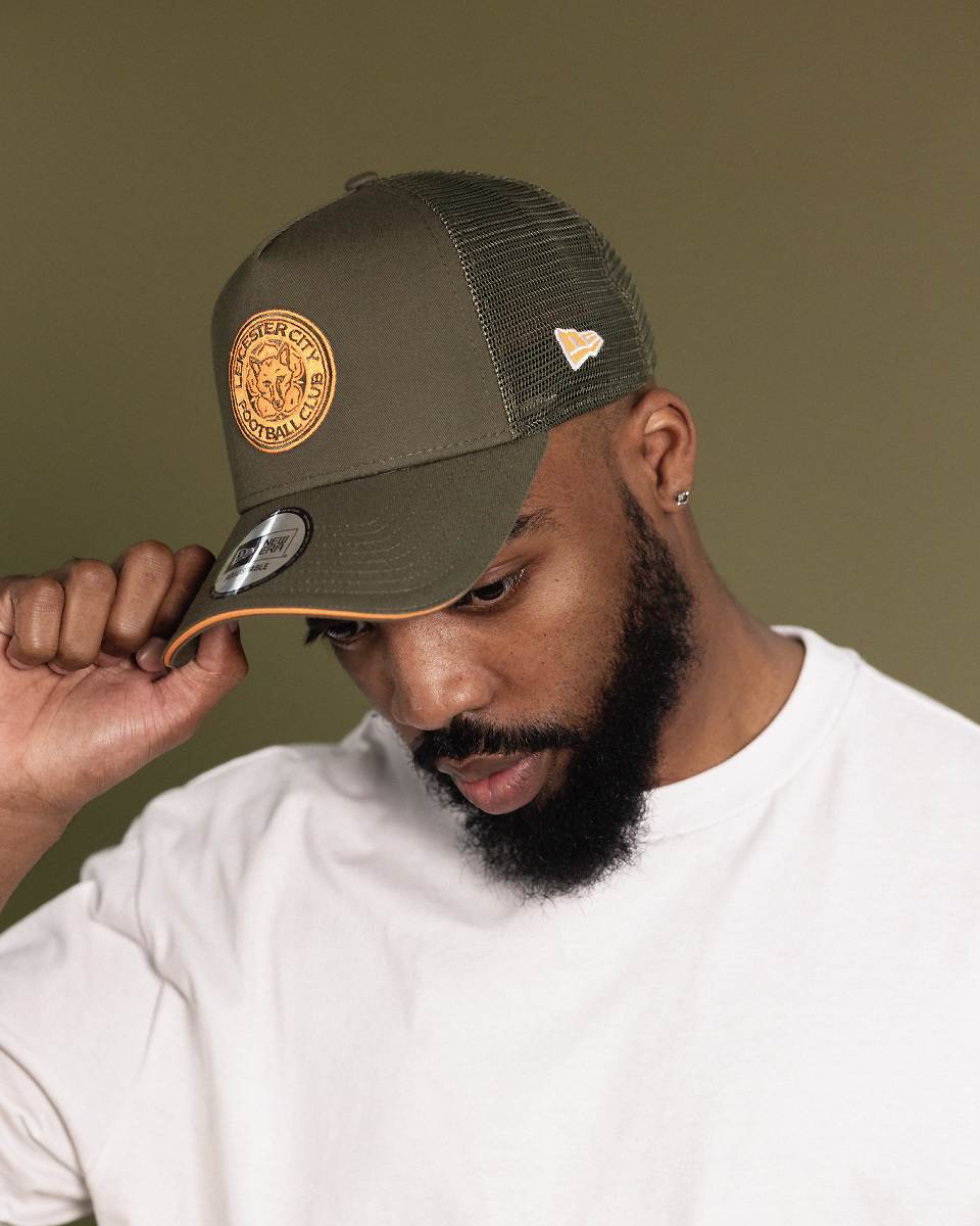 Leicester City New Era Khaki TW Trucker Cap