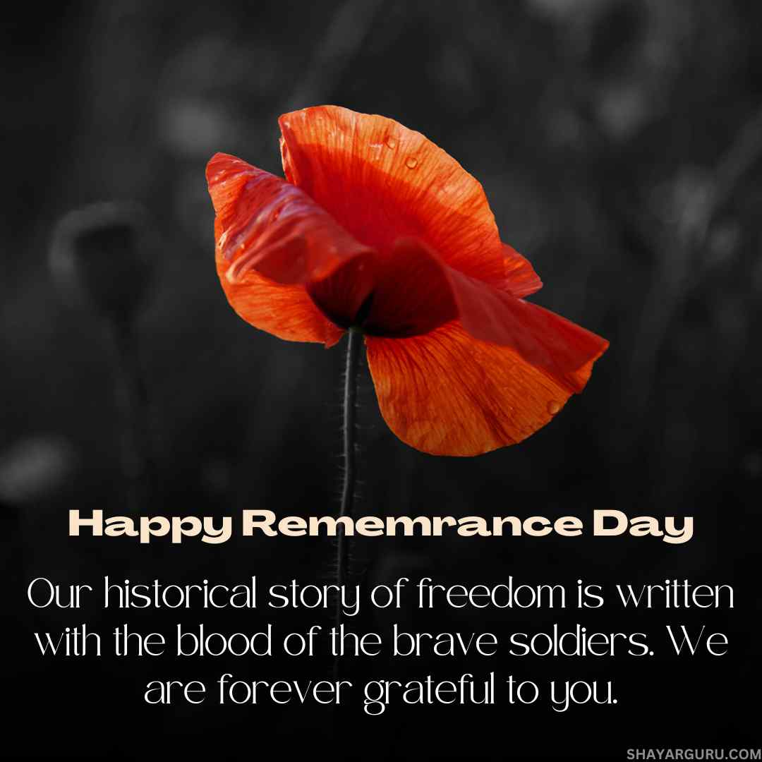 Happy Remembrance Day Messages and Quotes 2024