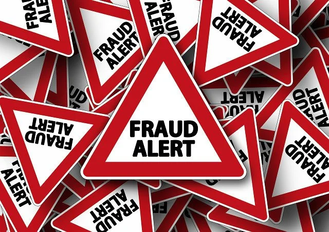 Fraud alert warning signs.