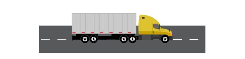 Semi Truck Going Forward