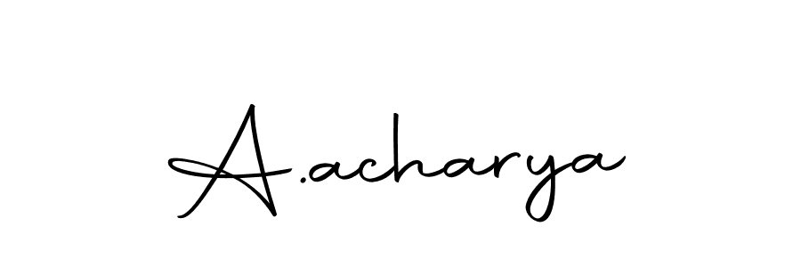 Also we have A.acharya name is the best signature style. Create professional handwritten signature collection using Autography-DOLnW autograph style. A.acharya signature style 10 images and pictures png