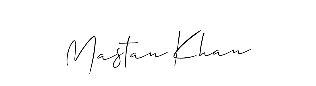 It looks lik you need a new signature style for name Mastan Khan. Design unique handwritten (Allison_Script) signature with our free signature maker in just a few clicks. Mastan Khan signature style 2 images and pictures png