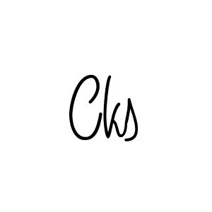 Create a beautiful signature design for name Cks. With this signature (Angelique-Rose-font-FFP) fonts, you can make a handwritten signature for free. Cks signature style 5 images and pictures png