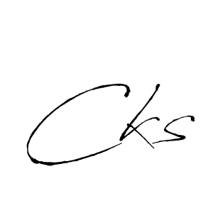 Use a signature maker to create a handwritten signature online. With this signature software, you can design (Antro_Vectra) your own signature for name Cks. Cks signature style 6 images and pictures png