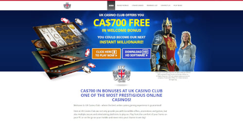 UK Casino Club Bonuses