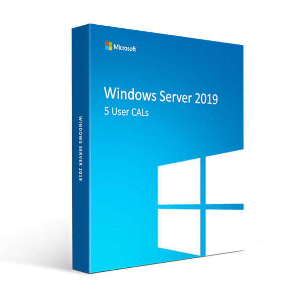 Microsoft Software Windows Server 2019 5 User CALs