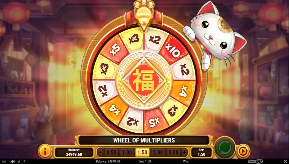 Big win cat slot - feature