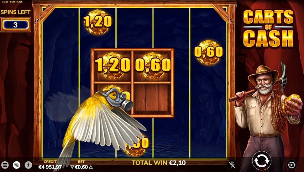 Carts of Cash slot Golden Respins