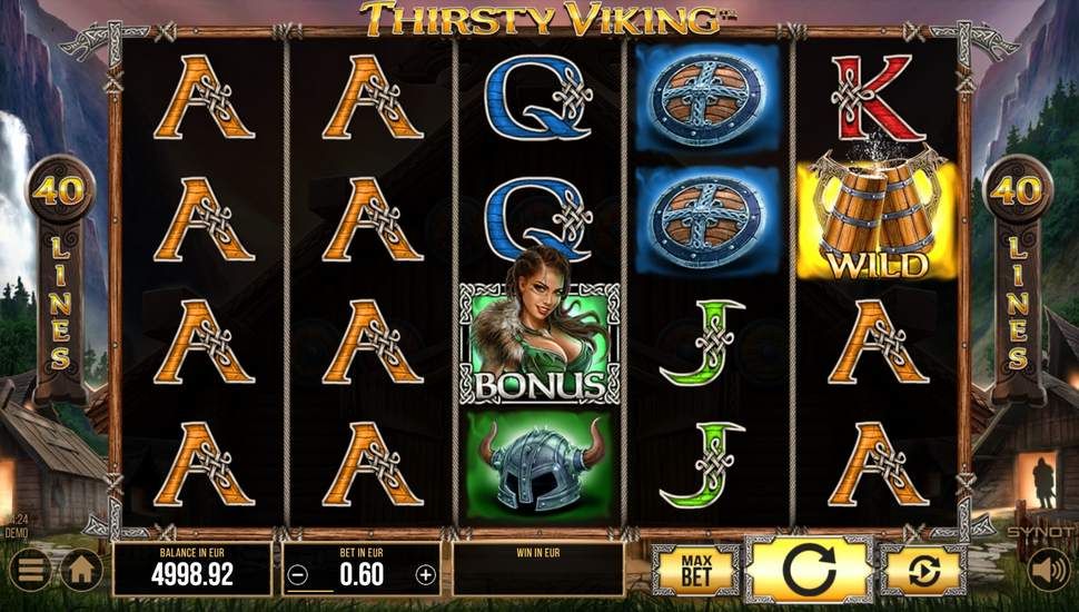 Thirsty Viking slot gameplay