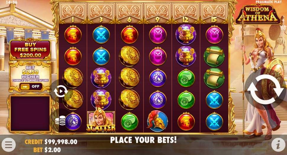 Wisdom of Athena slot Mobile