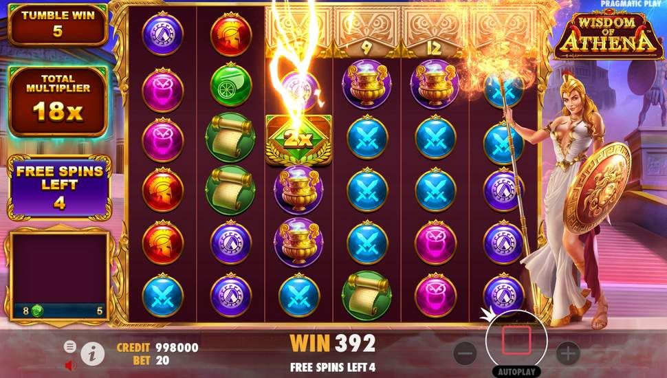 Wisdom of Athena slot Free spins