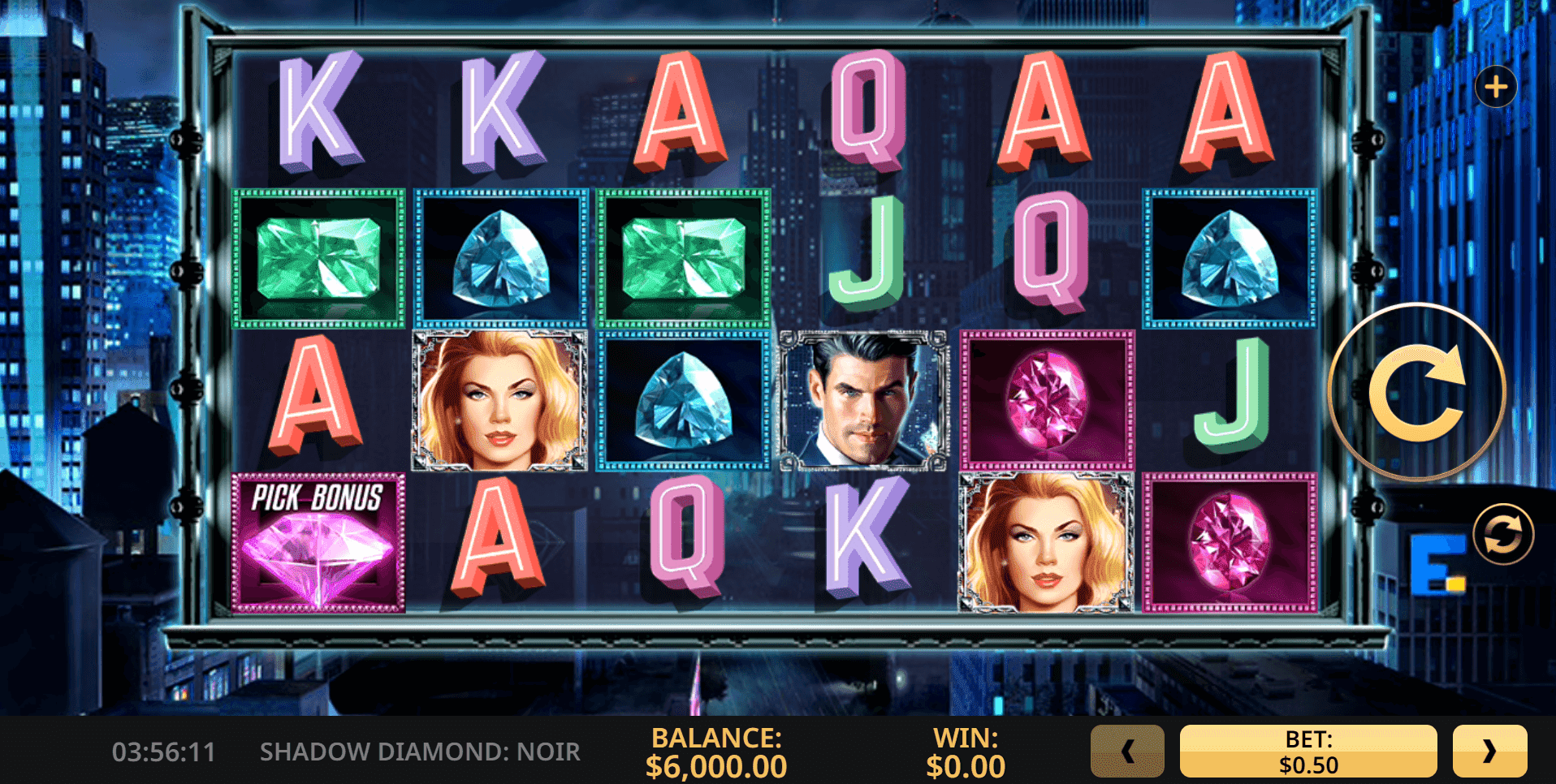 Shadow Diamond Noir slot play free