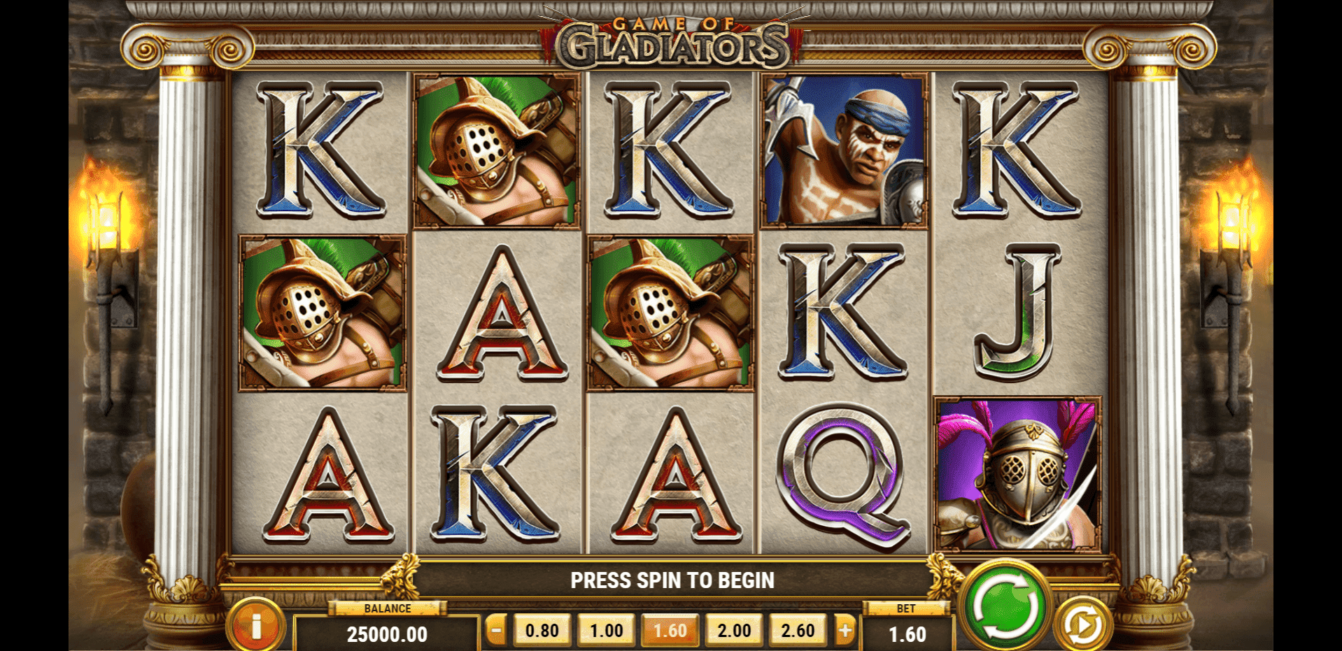 Game of Gladiators slot play free