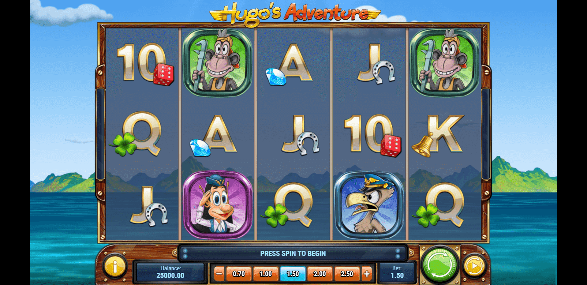 Hugos Adventure slot play free