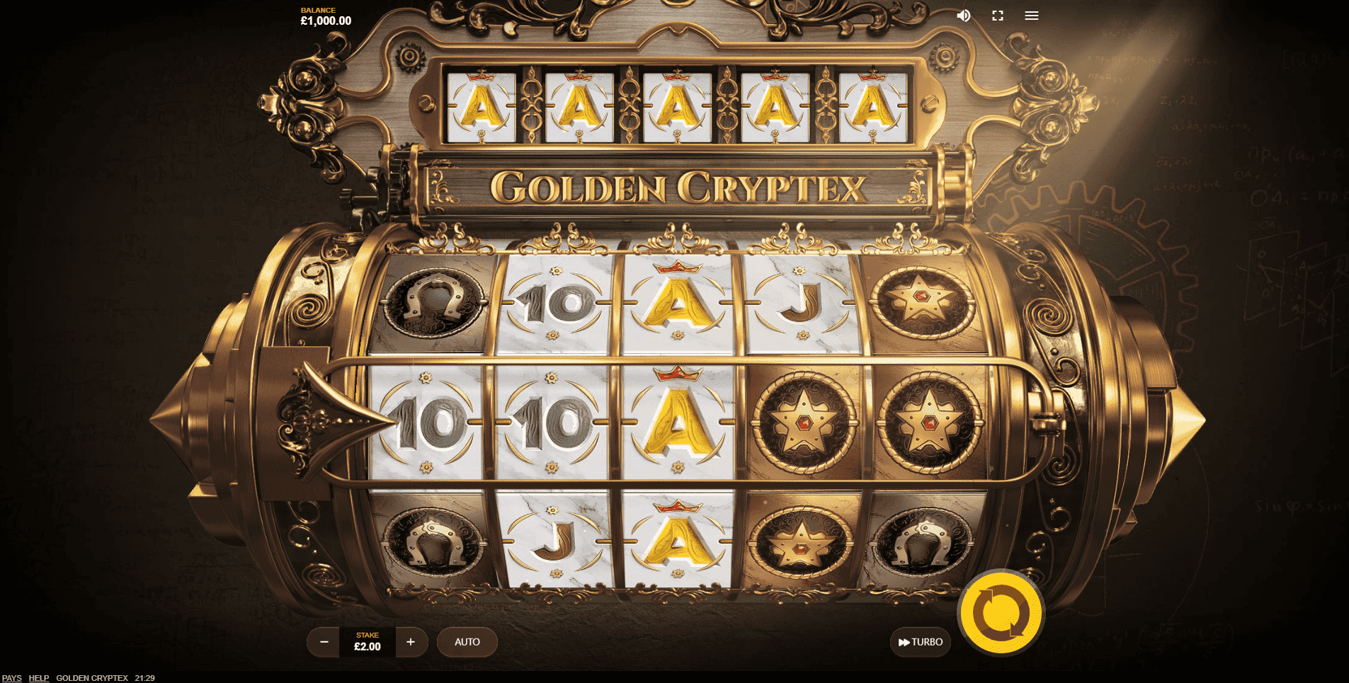 Golden Cryptex slot play free