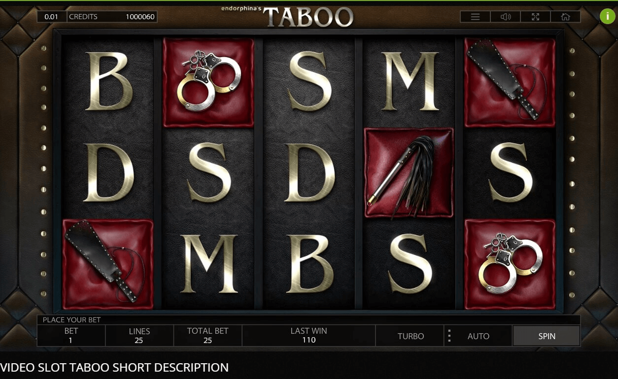 Taboo slot play free