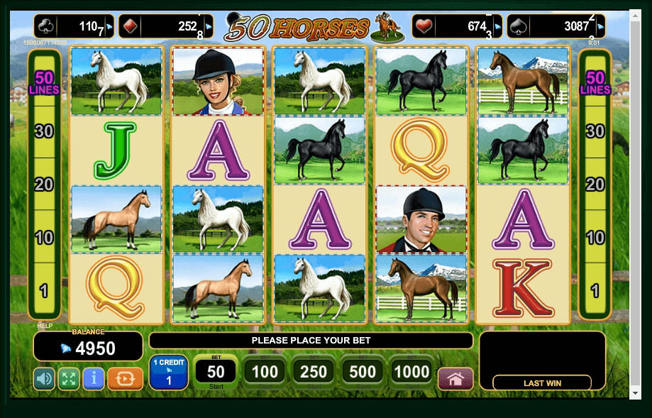 50 Horses slot play free