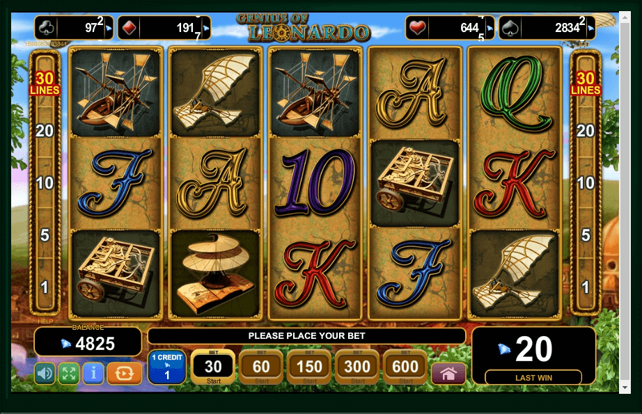 Genius of Leonardo slot play free