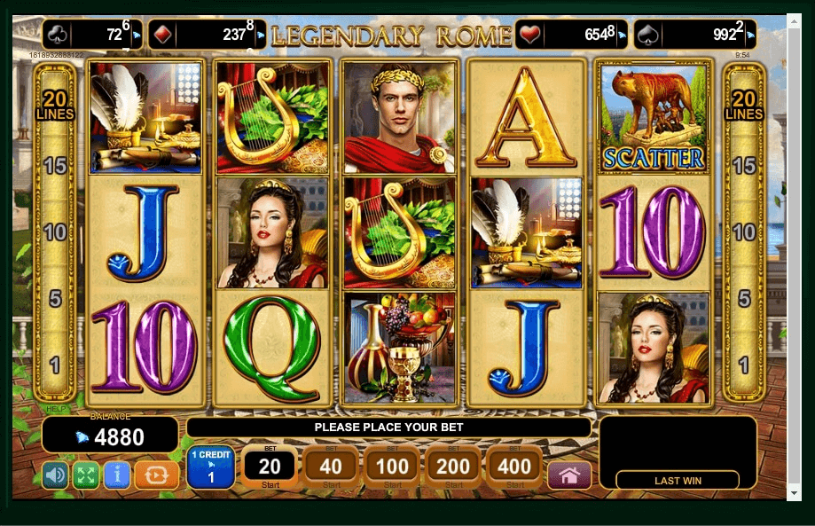 Legendary Rome slot play free