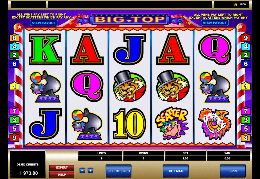 Big Top slot play free