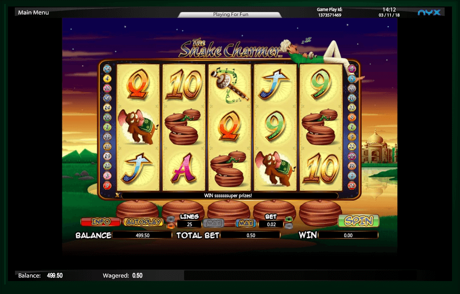 The Snake Charmer slot play free