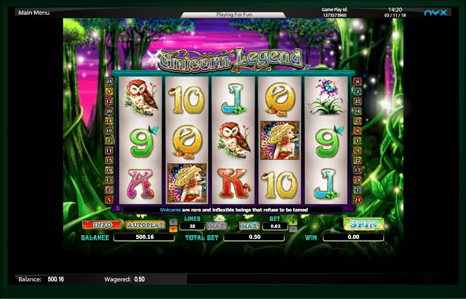 Unicorn Legend slot play free