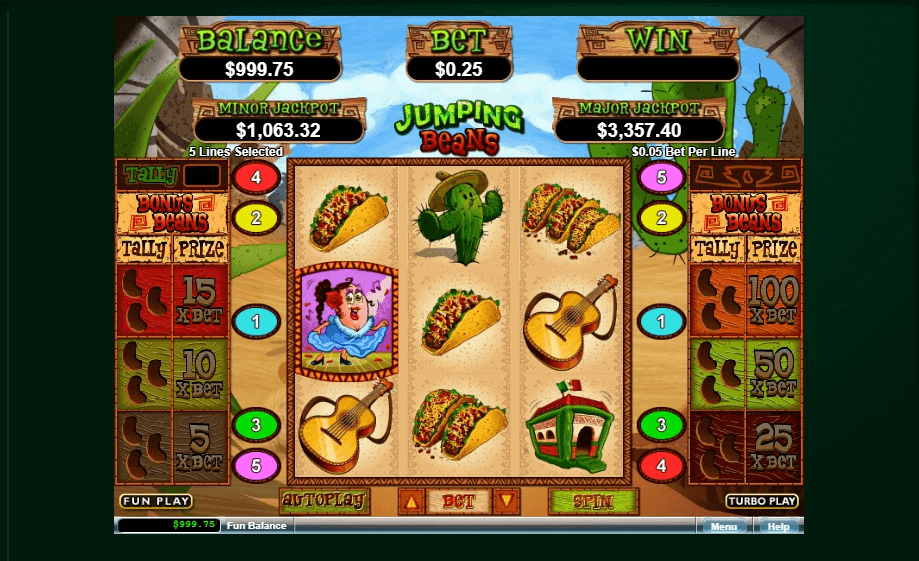 Jumping Beans slot play free