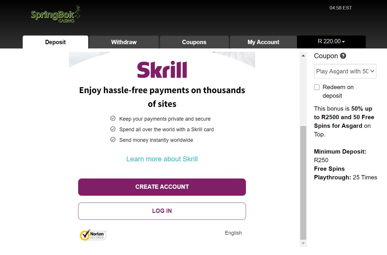 Skrill Login