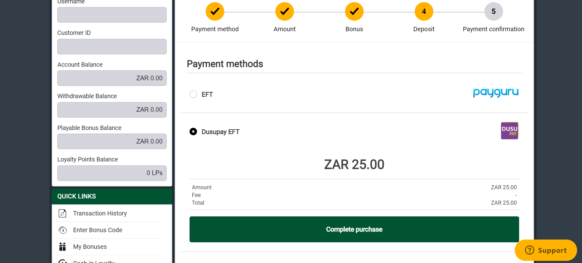 Dusupay EFT