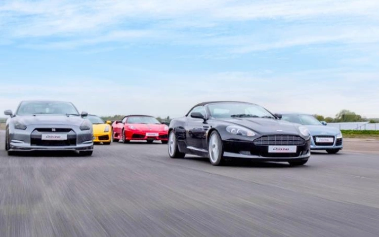 Four Supercar Weekday Driving Blast With Hot Lap