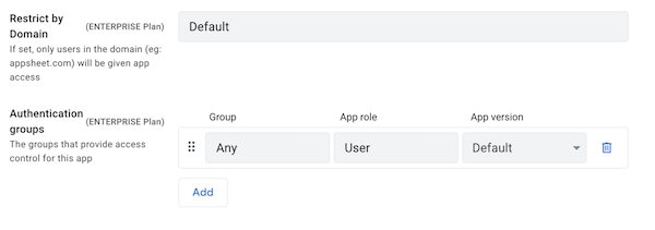 Domain authentication configuraiion