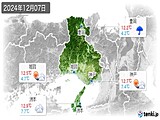 実況天気(2024年12月07日)