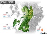 実況天気(2024年12月09日)