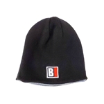 Hat, Beanie, Reversible Black/Grey