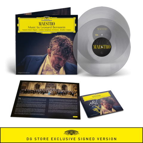 Maestro: Music by Leonard Bernstein (OST) by Yannick-Nézet-Séguin, Bradley Cooper, London Symphony Orchestra - Exklusive Limited Crystal Clear 2LP + Signed Photobook - shop now at Deutsche Grammophon store