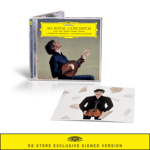 Concertos by Avi Avital - CD + signed Art Card - shop now at Deutsche Grammophon store