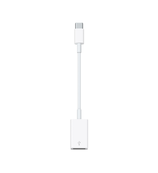 The USB-C to USB Adapter lets you connect iOS devices and standard USB accessories to a USB-C– or Thunderbolt 3 (USB-C)–enabled Mac.