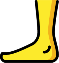 foot emoji