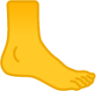 foot emoji