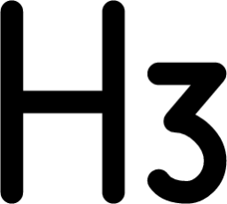 h3 icon