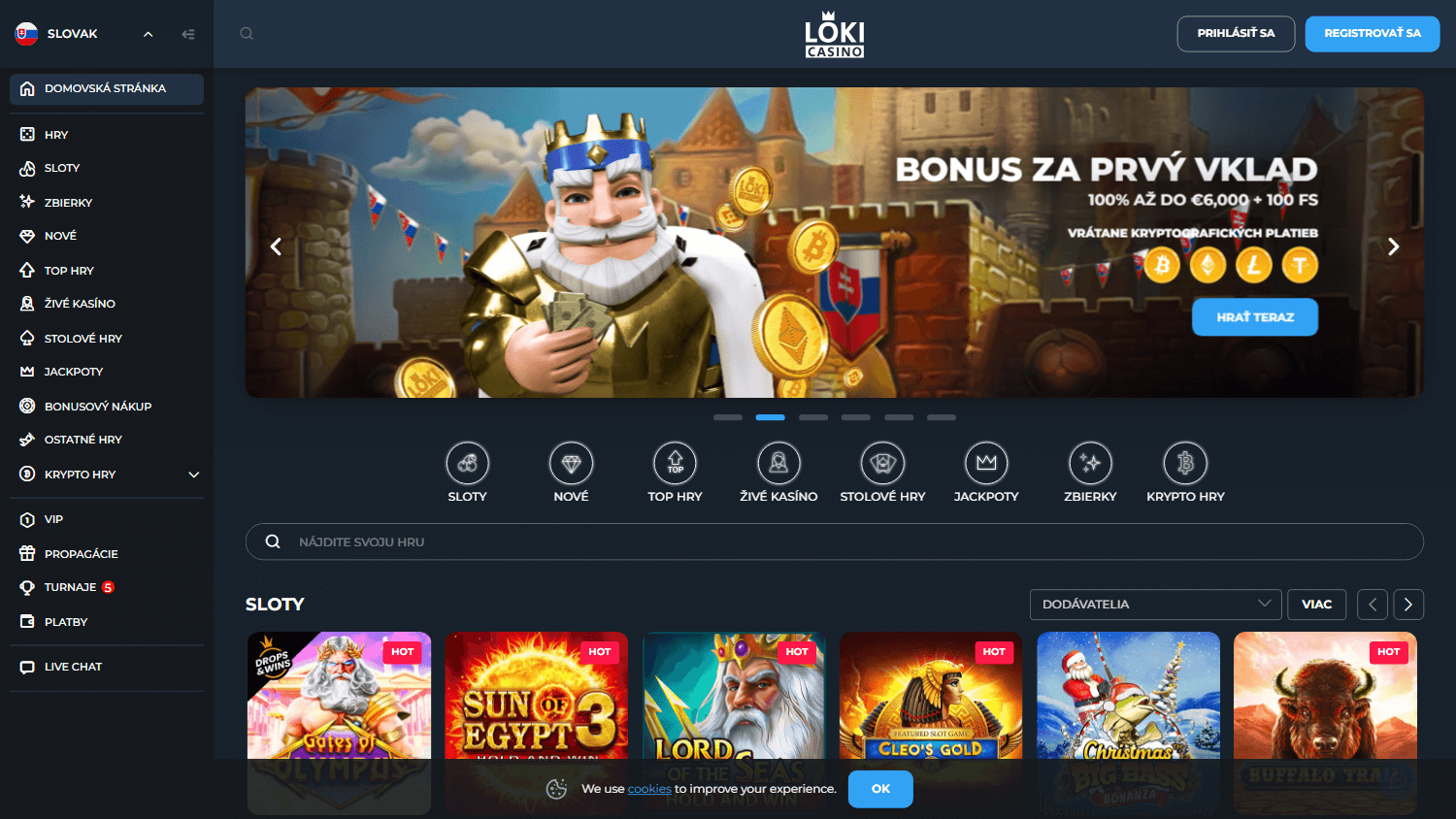 loki_casino_homepage_desktop