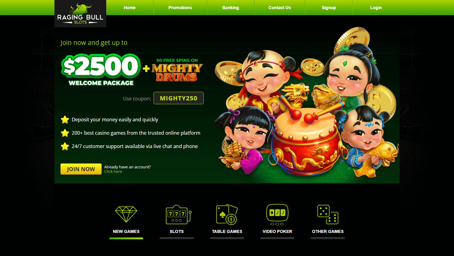 raging_bull_slots_casino_homepage_desktop