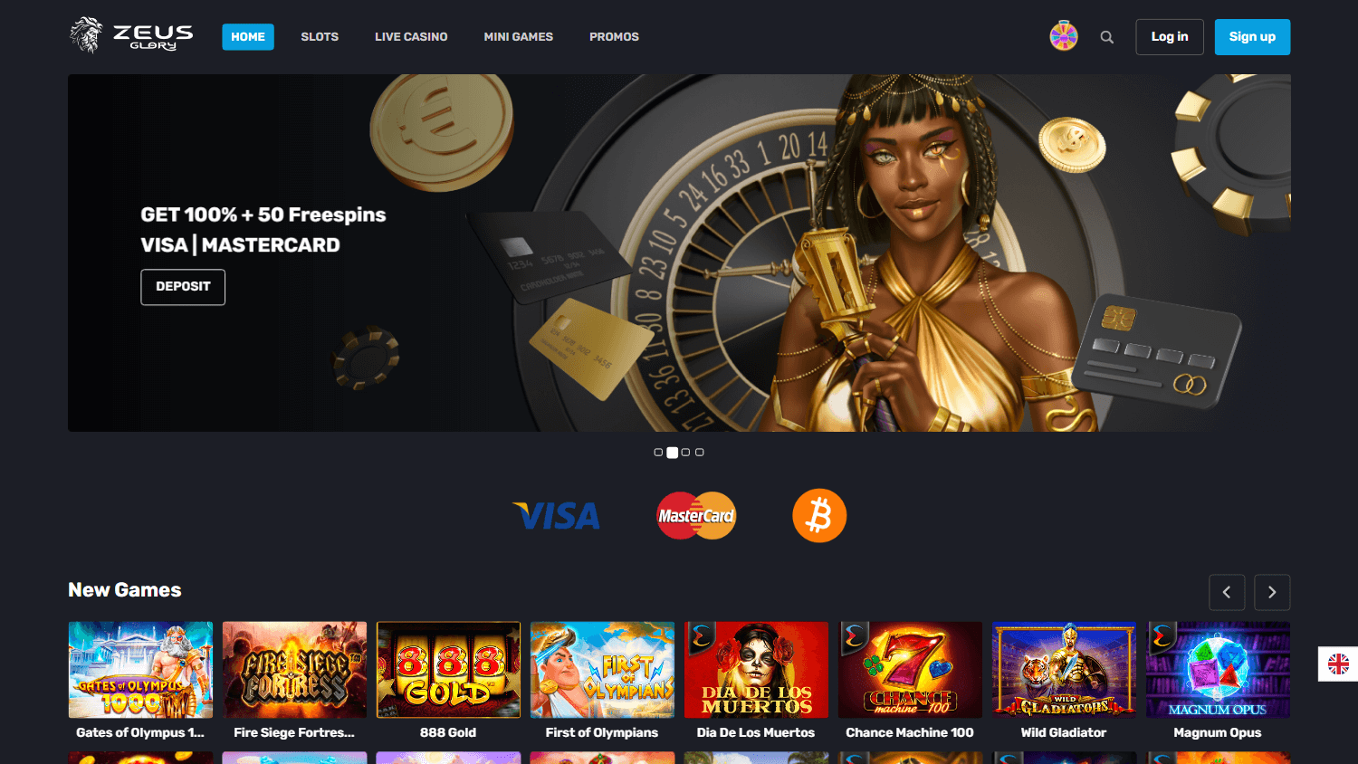 zeusglory_casino_homepage_desktop