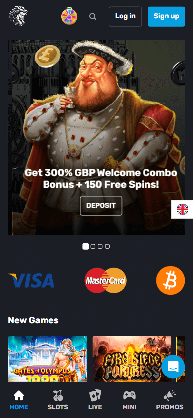 zeusglory_casino_homepage_mobile