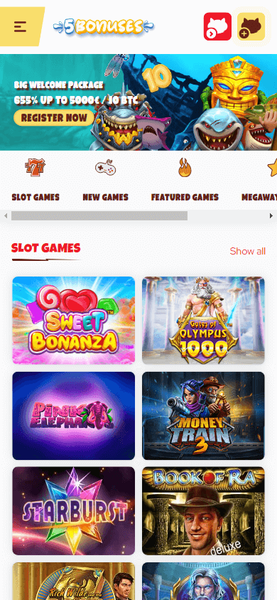 5bonuses_casino_homepage_mobile