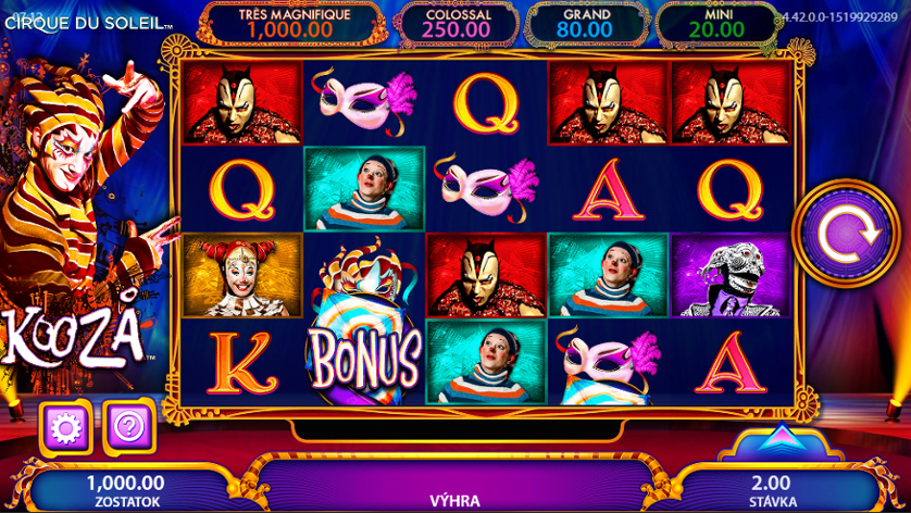 Cirque du Soleil Kooza Free Slots.png