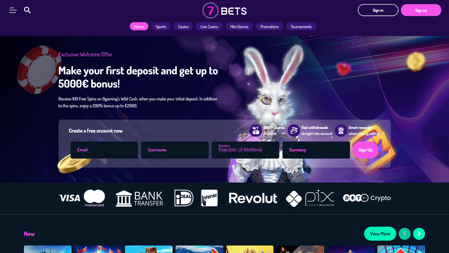 7bets.io_casino_homepage_desktop