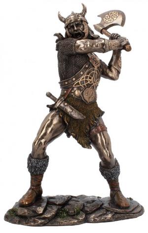 Photo of Berserker Bronze Statue 28 cm