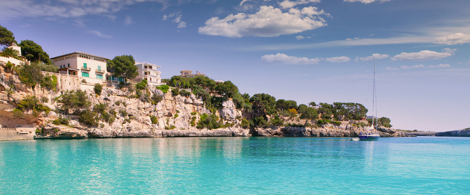 Bay in the east of Mallorca